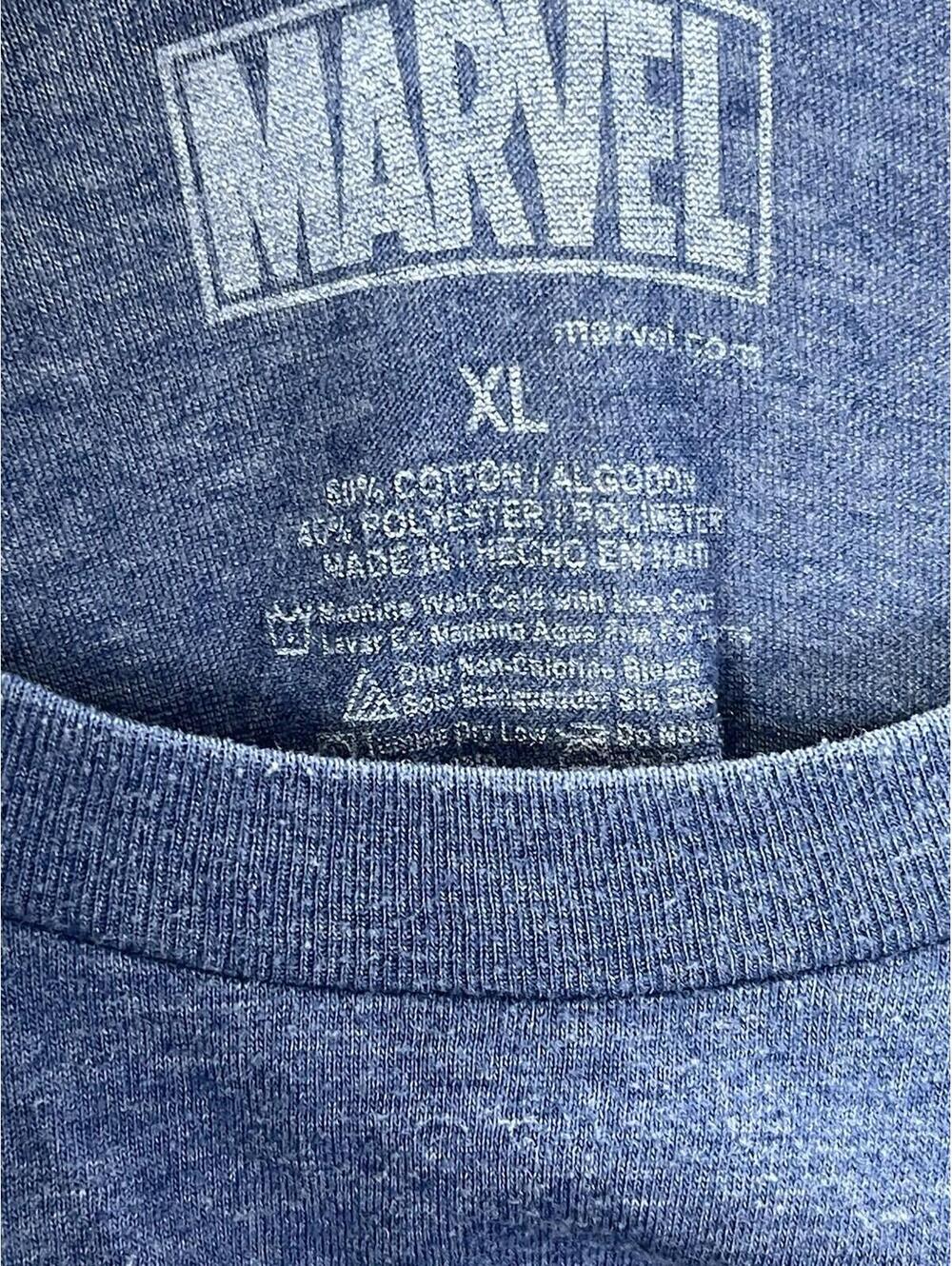 Wolverine T Shirt Mens XL Mad Engine Blue Graphic Diving Logan X-Men Comics - Picture 5 of 5